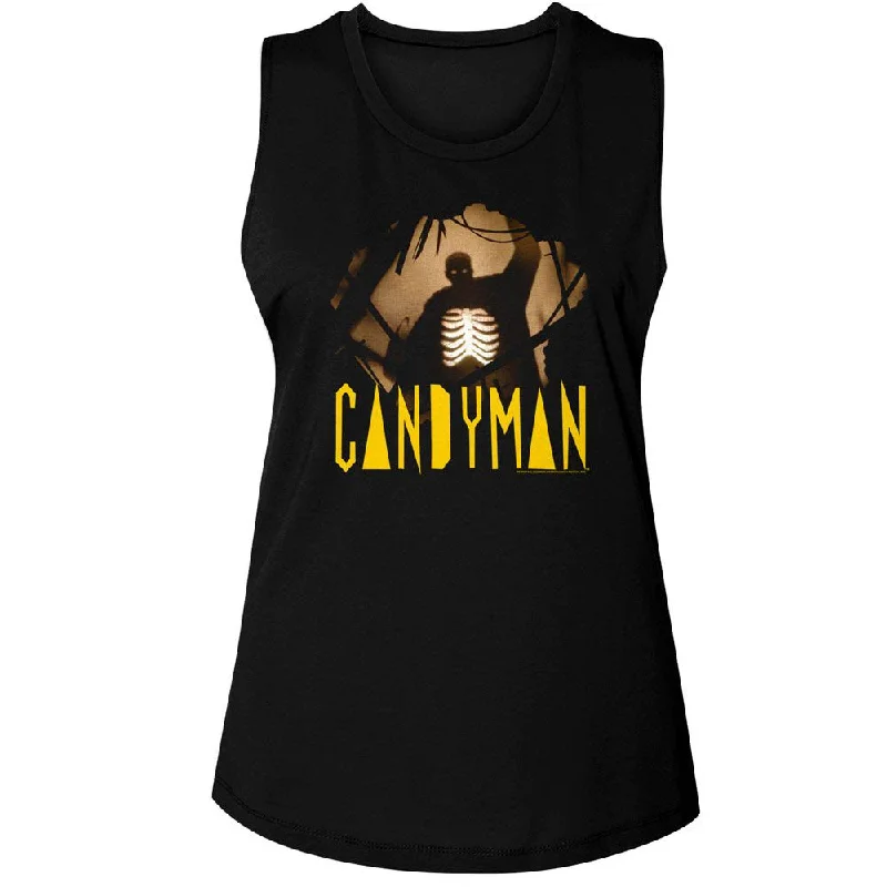 CANDYMAN Tank Top, Hole In Wall cherry red tank