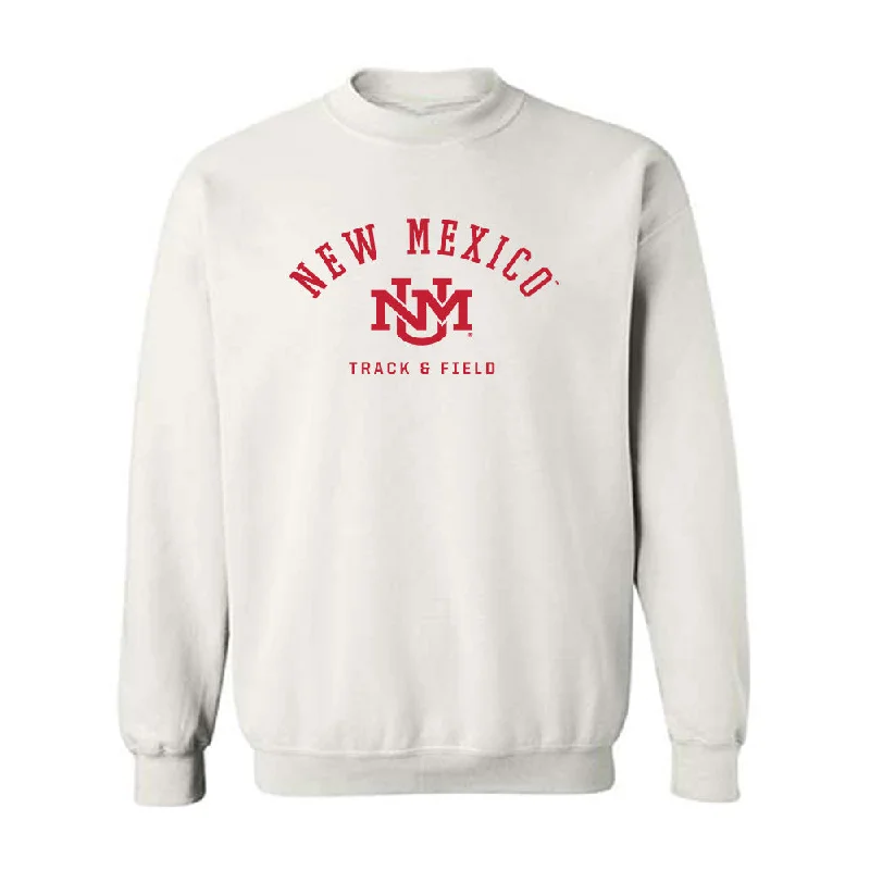 New Mexico - NCAA Women's Track & Field : Laylah Lawson - Classic Fashion Shersey Crewneck Sweatshirt Hoodie with Rolled Sleeves Casual Relaxed