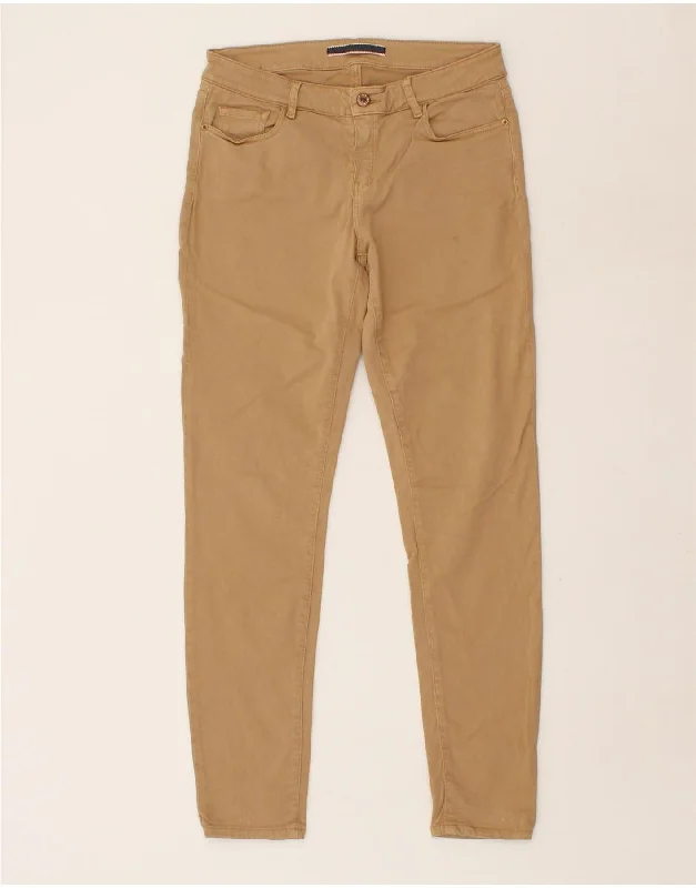 MASSIMO DUTTI Womens Skinny Casual Trousers US 8 Medium W28 L29 Brown Trousers Denim Distressed MASSIMO DUTTI Womens Skinny Casual Trousers US 8 Medium W28 L29 Brown Trousers Denim Distressed