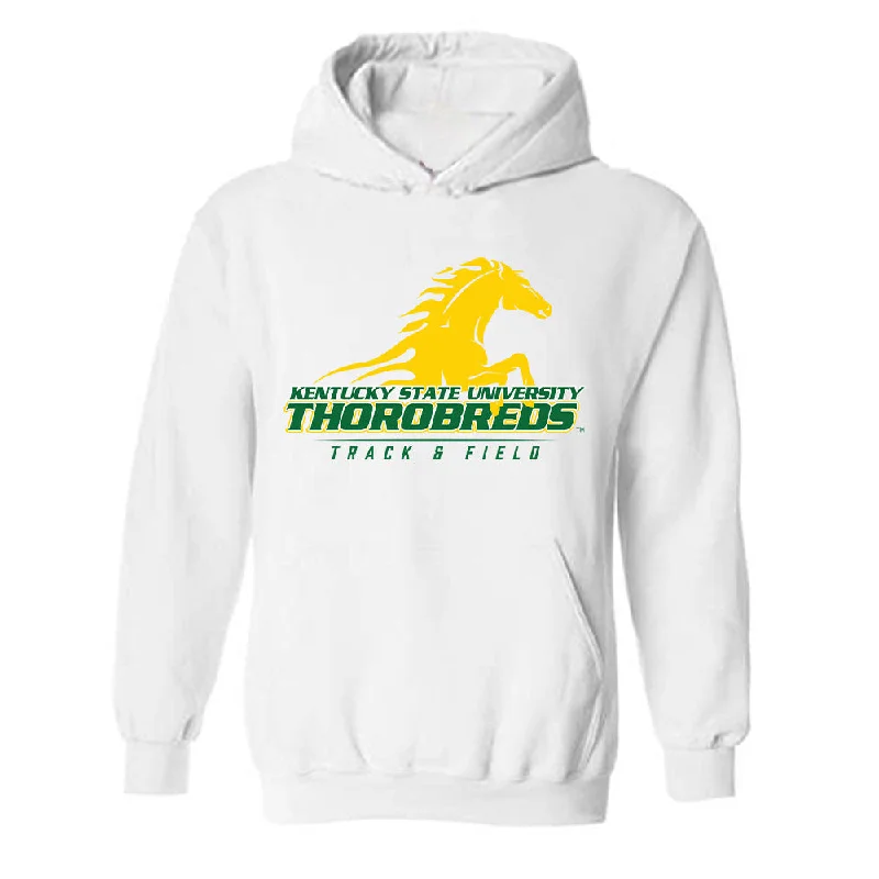 KYSU - NCAA Women's Track & Field : Zaria Robinson - Classic Shersey Hooded Sweatshirt Hoodie with Rolled Sleeves Casual Relaxed KYSU - NCAA Women's Track & Field : Zaria Robinson - Classic Shersey Hooded Sweatshirt Hoodie with Rolled Sleeves Casual Relaxed
