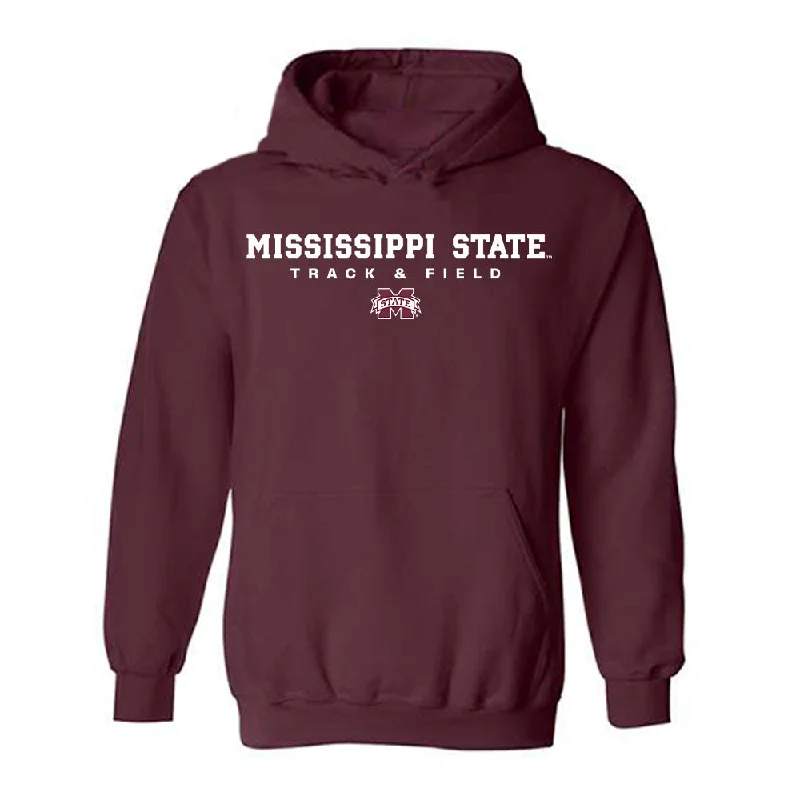 Mississippi State - NCAA Women's Track & Field : Rickea Atkins - Classic Shersey Hooded Sweatshirt Hoodie with Strings Custom Fit Adjustable Mississippi State - NCAA Women's Track & Field : Rickea Atkins - Classic Shersey Hooded Sweatshirt Hoodie with Strings Custom Fit Adjustable