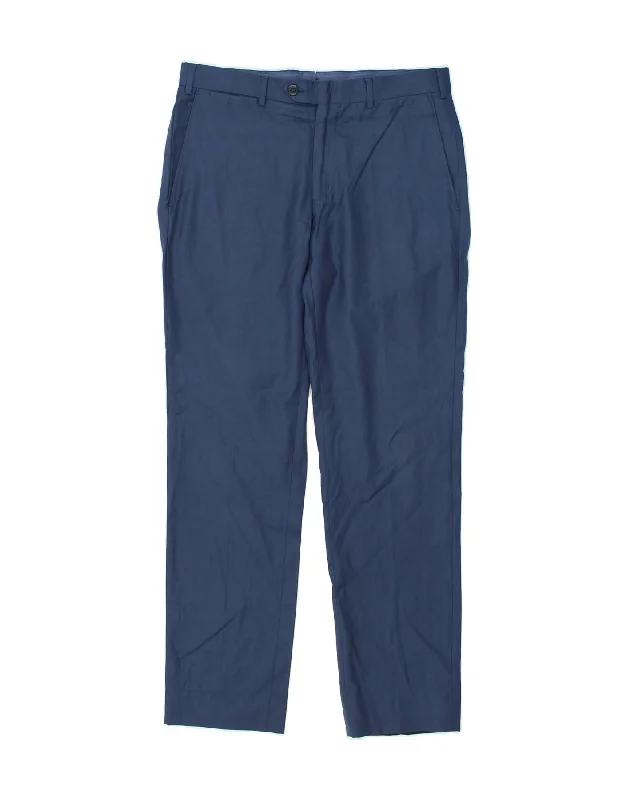 MASSIMO DUTTI Womens Tapered Suit Trousers EU 38 Medium W30 L29 Navy Blue Trousers Exclusive Limited MASSIMO DUTTI Womens Tapered Suit Trousers EU 38 Medium W30 L29 Navy Blue Trousers Exclusive Limited