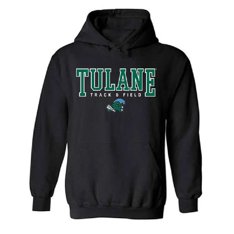 Tulane - NCAA Women's Track & Field : Ali Saunders - Hooded Sweatshirt Oversized Hoodie Comfort Casual Tulane - NCAA Women's Track & Field : Ali Saunders - Hooded Sweatshirt Oversized Hoodie Comfort Casual