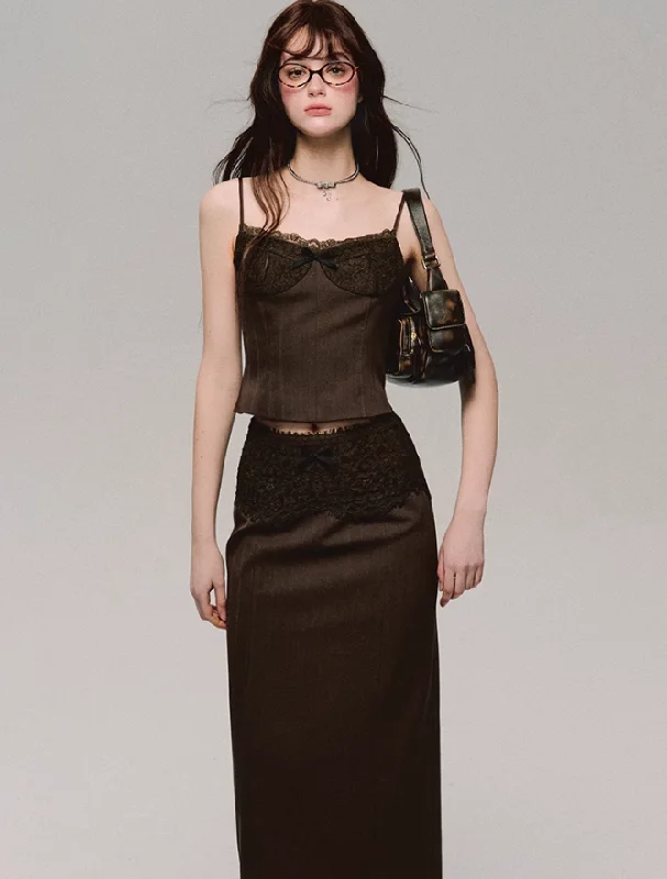 brown(camisole)