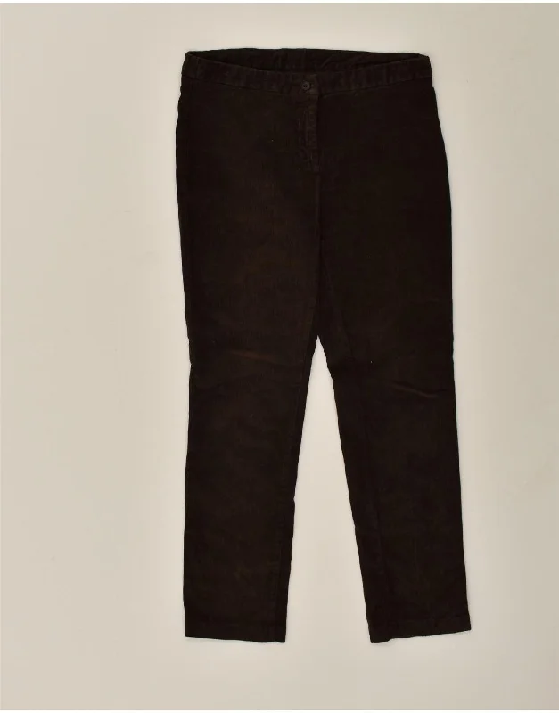 Womens Slim Corduroy Trousers IT 40 Small W28 L26 Trousers Lace Delicate