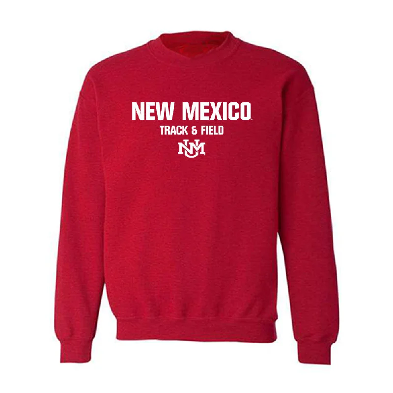 New Mexico - NCAA Women's Track & Field : Laylah Lawson - Classic Shersey Crewneck Sweatshirt Hoodie with Slim Fit Tailored Modern New Mexico - NCAA Women's Track & Field : Laylah Lawson - Classic Shersey Crewneck Sweatshirt Hoodie with Slim Fit Tailored Modern
