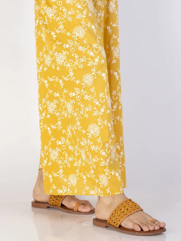 Yellow Cambric Trousers - AL-T-708 Trousers Running Lightweight
