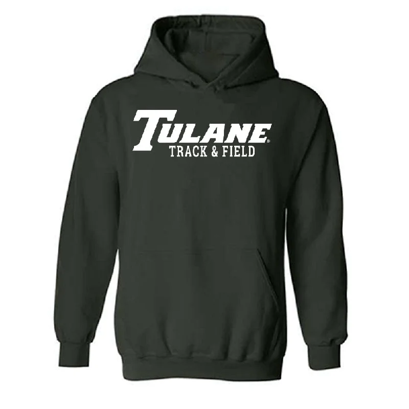 Tulane - NCAA Women's Track & Field : Ali Saunders - Hooded Sweatshirt Hoodie Jacket Zipper Layering Tulane - NCAA Women's Track & Field : Ali Saunders - Hooded Sweatshirt Hoodie Jacket Zipper Layering