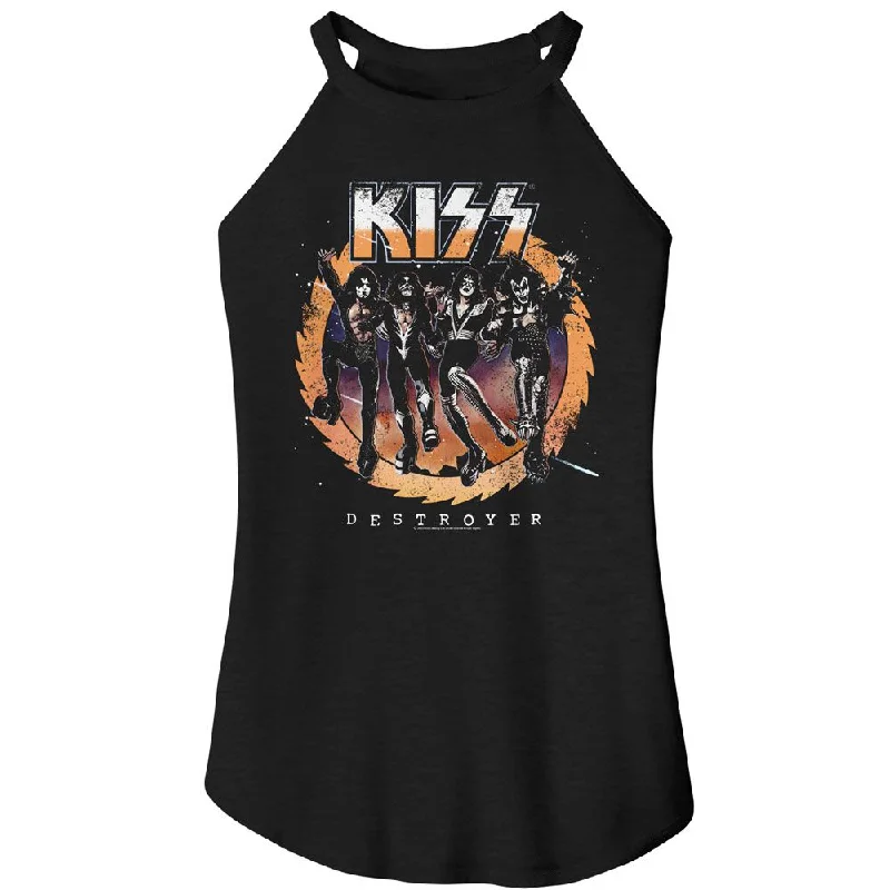KISS Rocker Tank, Destroyer Album lime green tank