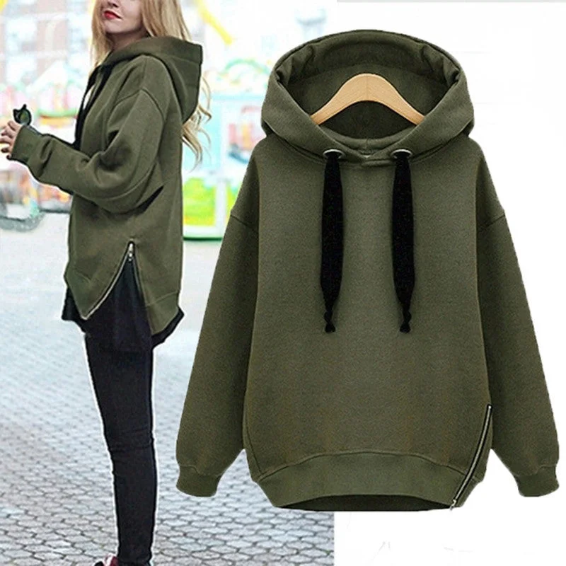 Loose Hooded Jacket Thick Long Sleeve Sweatshirt Warm Hoodies Fleece Fabric Down Fabric Feather Fabric Loose Hooded Jacket Thick Long Sleeve Sweatshirt Warm Hoodies Fleece Fabric Down Fabric Feather Fabric