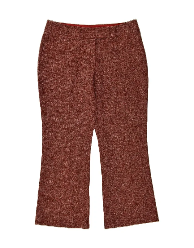 PAUL SMITH Womens Bootcut Suit Trousers IT 44 Medium W32 L26 Burgundy Trousers Capri Summer PAUL SMITH Womens Bootcut Suit Trousers IT 44 Medium W32 L26 Burgundy Trousers Capri Summer