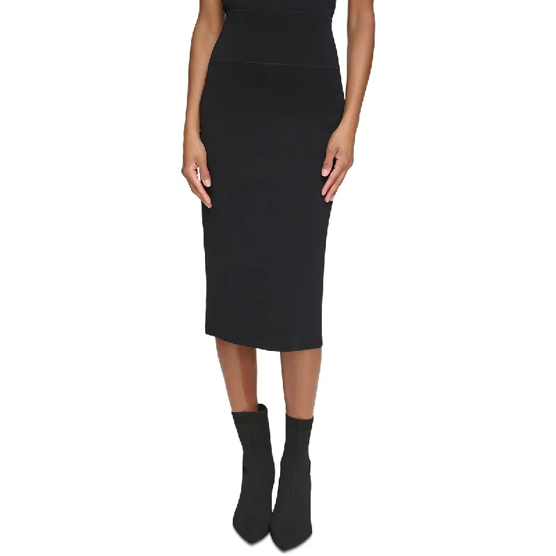 Calvin Klein Womens Sweater Skirt Below Knee Pencil Skirt Beaded Sweater Sequined Faux Fur Calvin Klein Womens Sweater Skirt Below Knee Pencil Skirt Beaded Sweater Sequined Faux Fur
