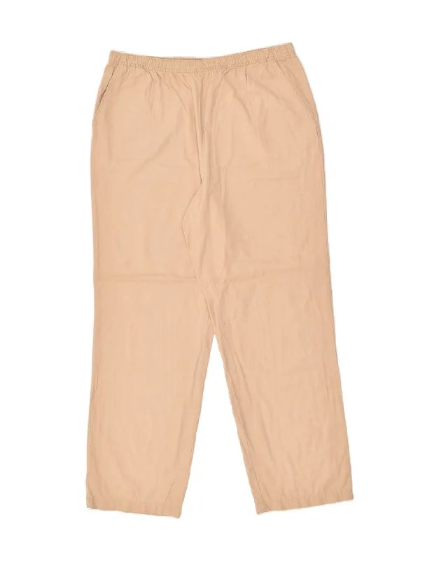 ORVIS Womens Straight Chino Trousers UK 14 Large W34 L30 Brown Lyocell Trousers Gym Athletic ORVIS Womens Straight Chino Trousers UK 14 Large W34 L30 Brown Lyocell Trousers Gym Athletic
