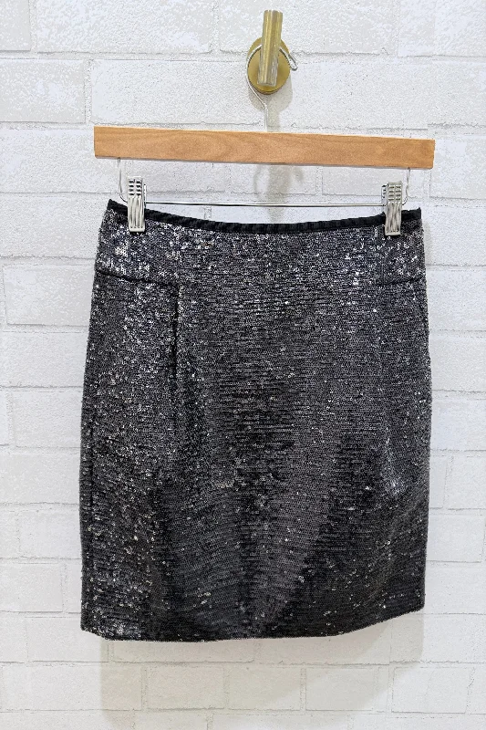 J CREW Sequins Pencil Skirt / XXS-US00 lace skirt feminine