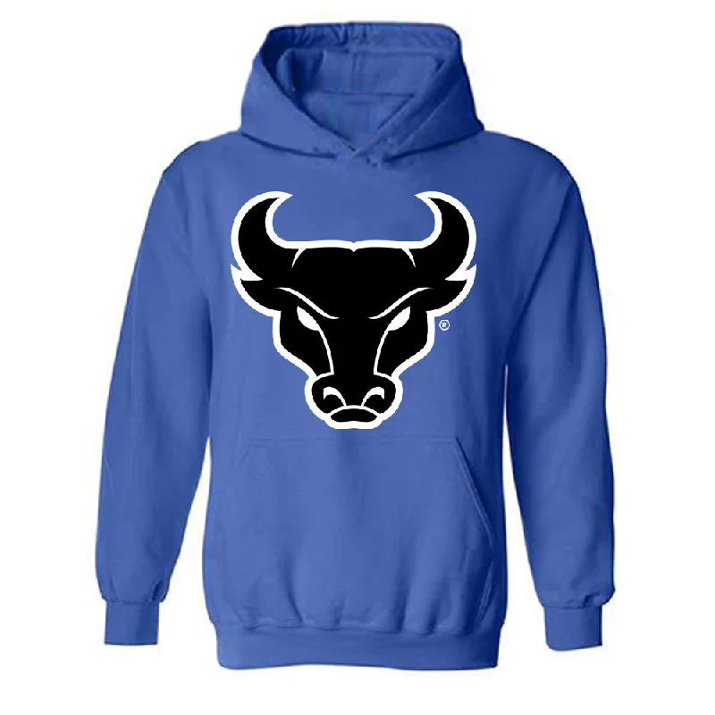 Buffalo - NCAA Women's Track & Field : Adriana Ellsworth - Hooded Sweatshirt Hoodie with Hem Raw Edge Edgy Unfinished Buffalo - NCAA Women's Track & Field : Adriana Ellsworth - Hooded Sweatshirt Hoodie with Hem Raw Edge Edgy Unfinished