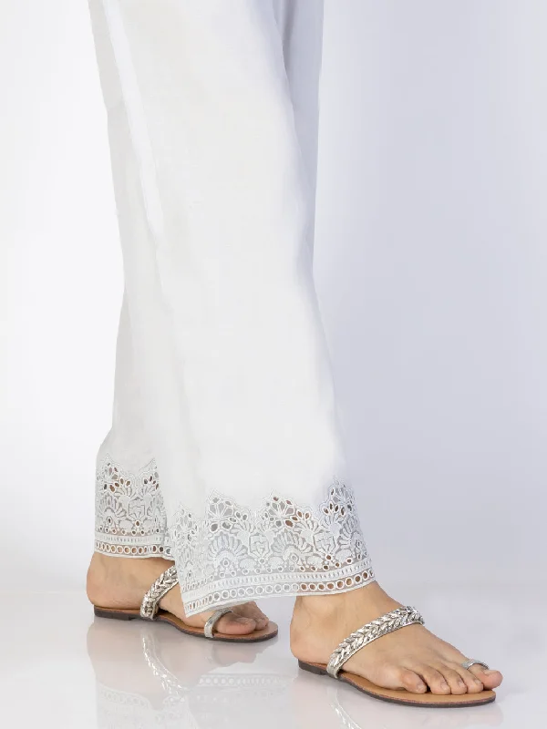 Grey Maple Silk Trousers - AL-T-694 Trousers Bridal Satin
