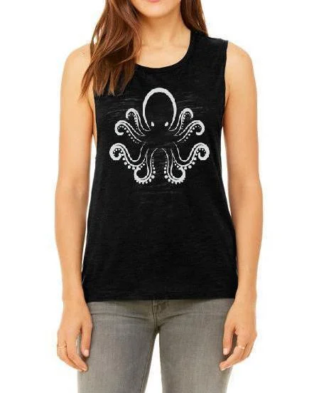 Women's 108 Octopus Slub Muscle Tank lace tank top