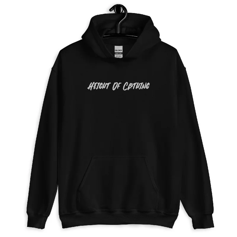 LIFESTYLE HOODIE HEIGHT OF CLOTHING Hoodie with Magnetic Closure Innovative Modern