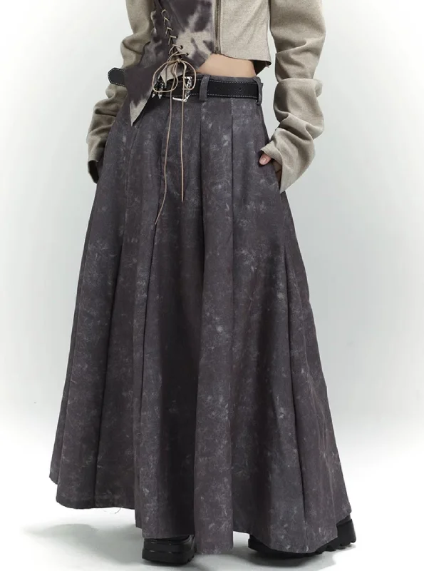 Casual Mopping Gray Skirt summer skirt style