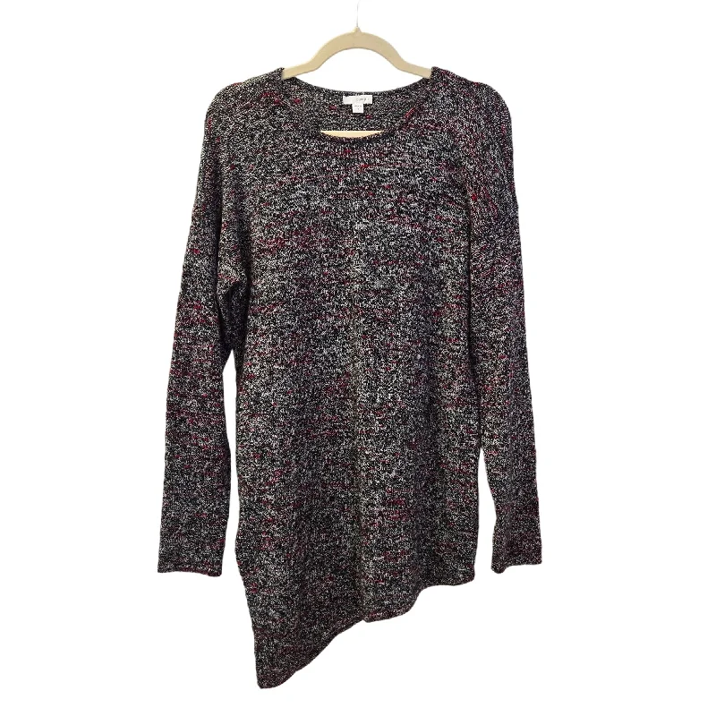 J. Jill Pure Jill Wool & Cashmere Blend Asymmetrical Tunic Sweater Size Medium Denim Fabric Leather Fabric Suede Fabric J. Jill Pure Jill Wool & Cashmere Blend Asymmetrical Tunic Sweater Size Medium Denim Fabric Leather Fabric Suede Fabric