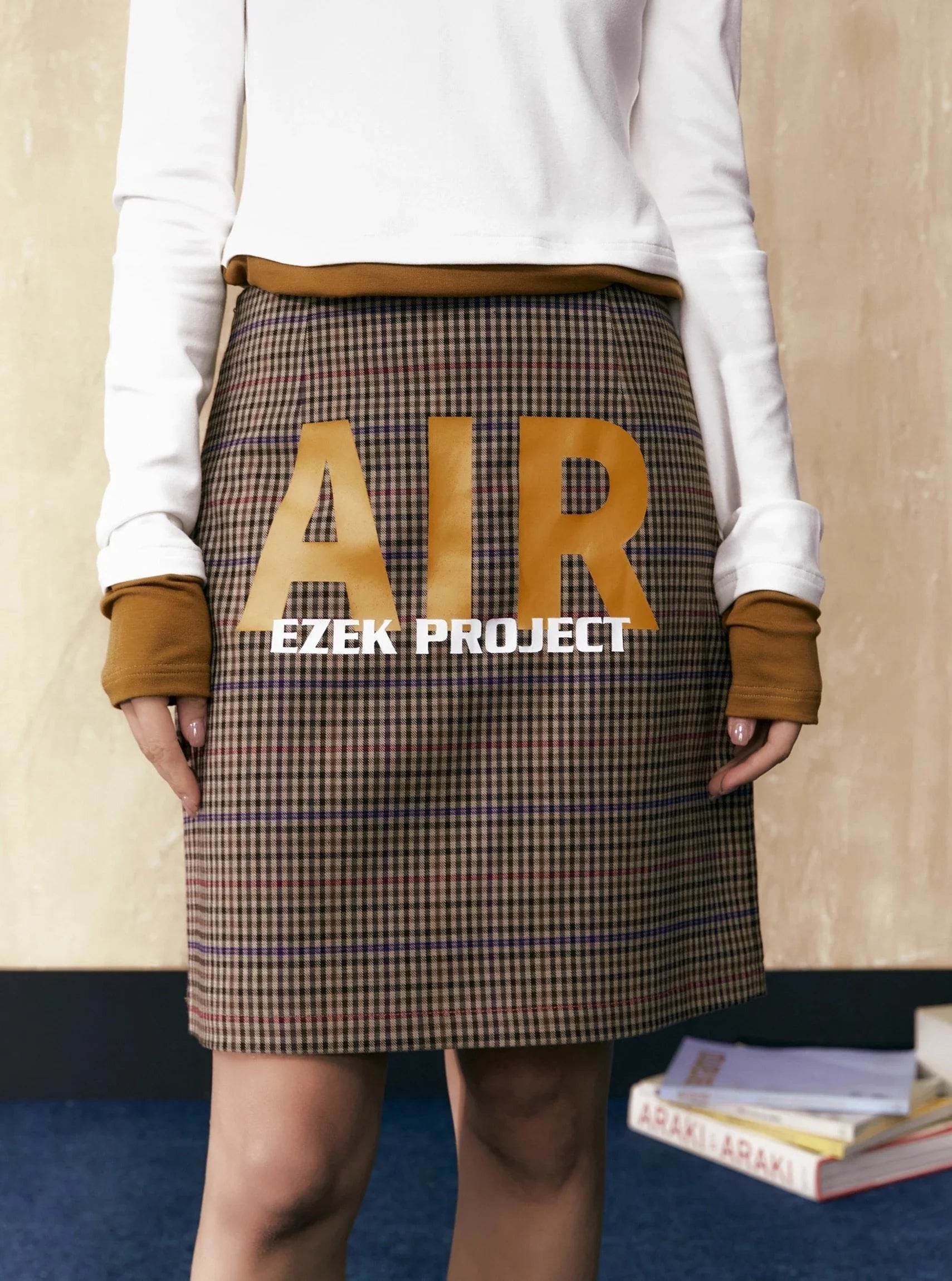 Brown -Skirt