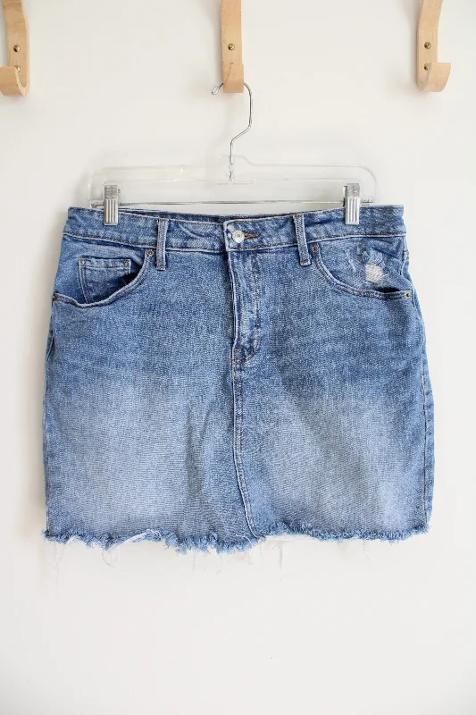 Old Navy Denim Mini Skirt | 12 wool skirt warm
