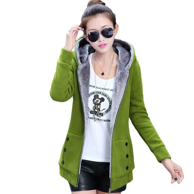 Women Casual Hoodies Coat Cotton Sportswear Hooded Warm basic Jackets Coats Plus Size M-3XL Notch Collar Peter Pan Collar Cowl Neck Women Casual Hoodies Coat Cotton Sportswear Hooded Warm basic Jackets Coats Plus Size M-3XL Notch Collar Peter Pan Collar Cowl Neck