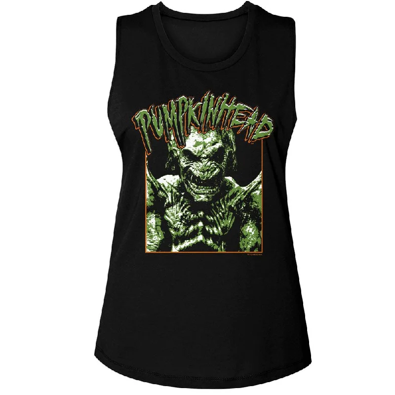 PUMPKINHEAD Tank Top, Photo And Logo soft pink tank