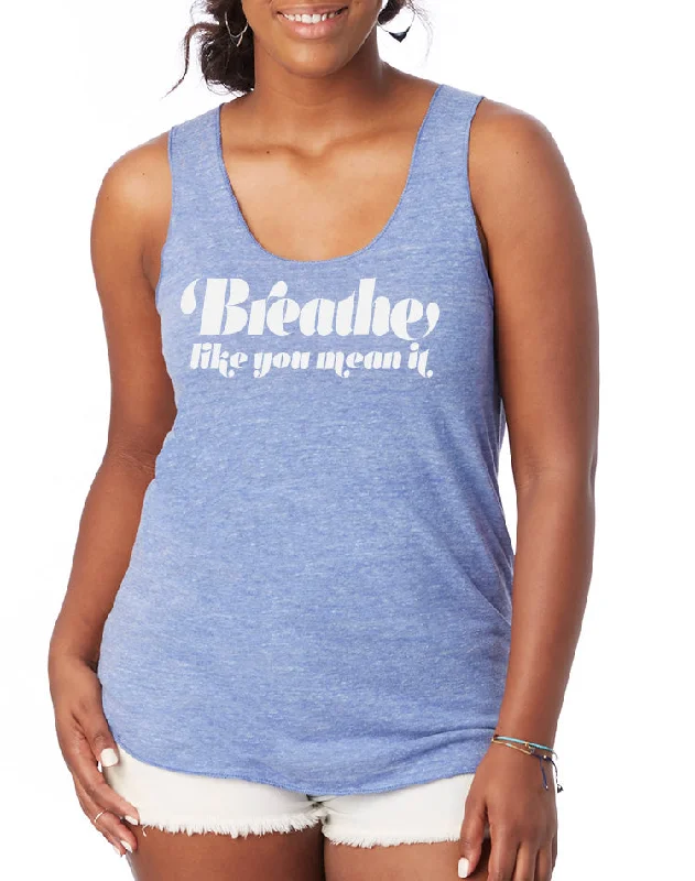Women's Breathe Like You Mean It Fly Tank floral tank top