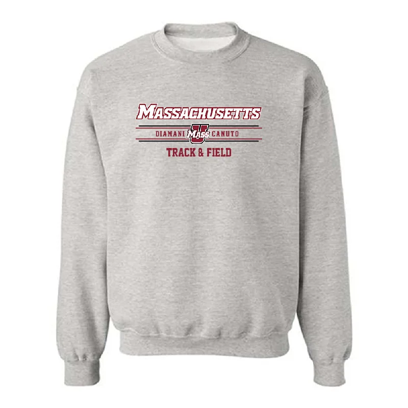 UMass - NCAA Women's Track & Field : Diamani Canuto - Classic Fashion Shersey Crewneck Sweatshirt Hoodie with Applique Textured Unique UMass - NCAA Women's Track & Field : Diamani Canuto - Classic Fashion Shersey Crewneck Sweatshirt Hoodie with Applique Textured Unique