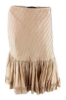 TARA JARMON Vieux Rose Boho Style Ruffle Trim Satin Skirt (UK 8 ) corduroy skirt comfortable TARA JARMON Vieux Rose Boho Style Ruffle Trim Satin Skirt (UK 8 ) corduroy skirt comfortable