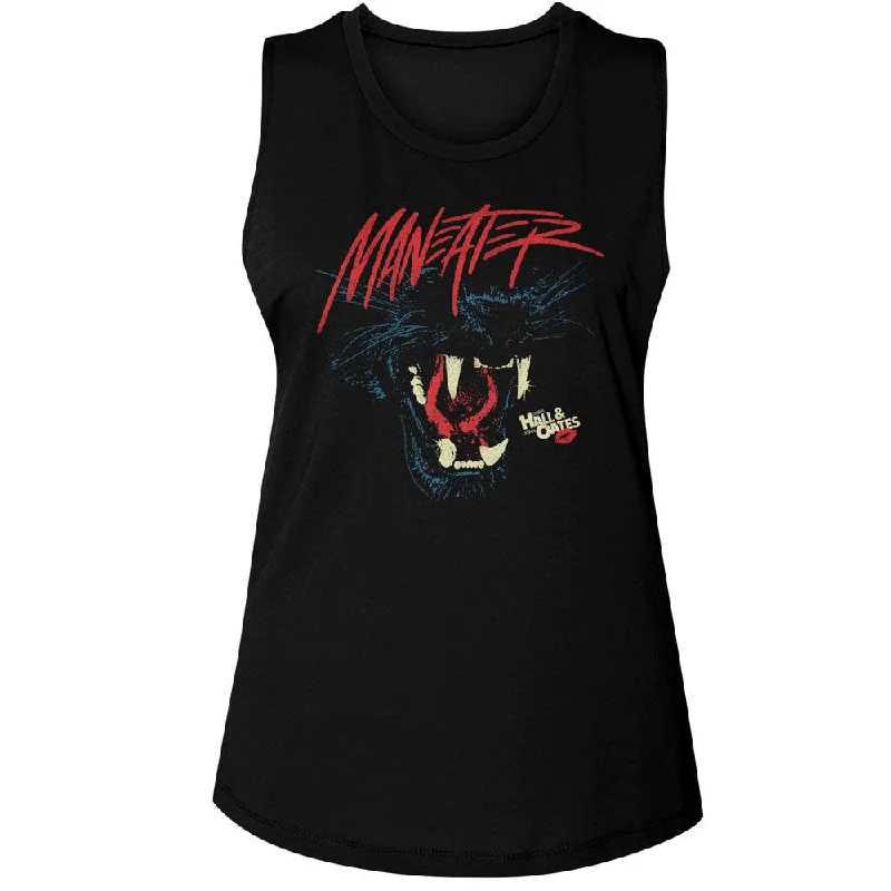 HALL AND OATES Tank, Maneater Panther cold shoulder tank