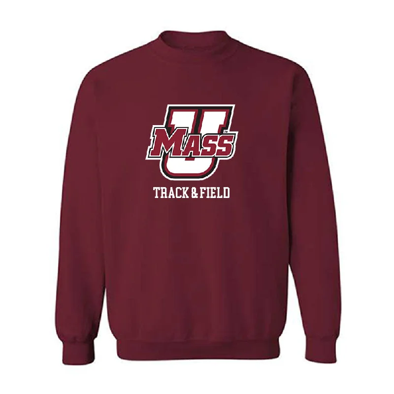 UMass - NCAA Women's Track & Field : Leila Metres - Classic Fashion Shersey Crewneck Sweatshirt Hoodie with Metallic Shiny Futuristic UMass - NCAA Women's Track & Field : Leila Metres - Classic Fashion Shersey Crewneck Sweatshirt Hoodie with Metallic Shiny Futuristic