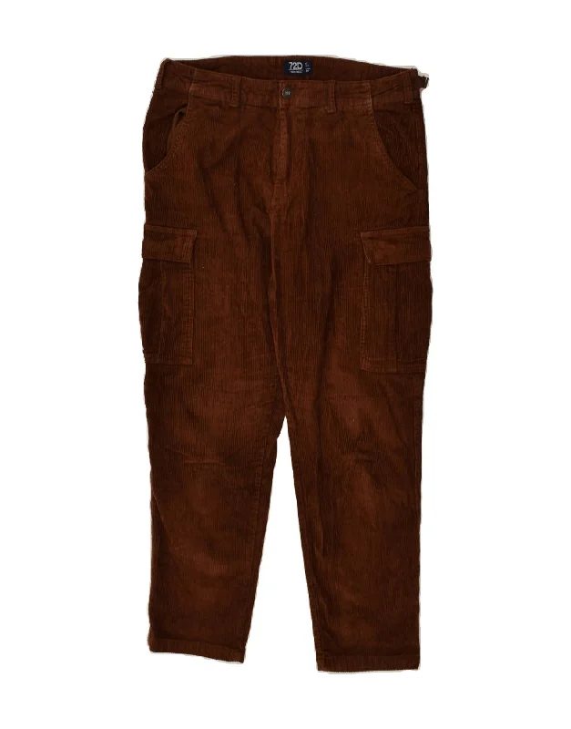 VINTAGE Womens Slim Cargo Corduroy Trousers IT 44 Medium W30 L28 Brown Trousers Sale Discount VINTAGE Womens Slim Cargo Corduroy Trousers IT 44 Medium W30 L28 Brown Trousers Sale Discount
