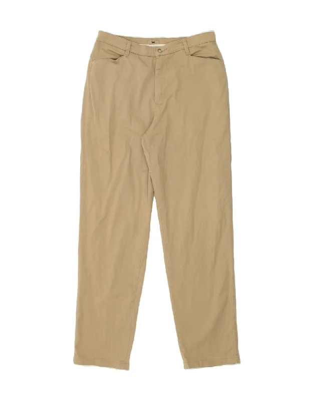 LEE Womens Long High Waist Slim Casual Trousers US 14 XL W34 L33 Beige Trousers sophisticated sleek LEE Womens Long High Waist Slim Casual Trousers US 14 XL W34 L33 Beige Trousers sophisticated sleek