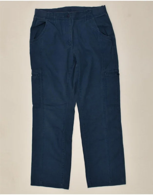 L.L.BEAN Womens Classic Fit Cargo Trousers US 6 Medium W32 L29 Blue Cotton Trousers Business Professional L.L.BEAN Womens Classic Fit Cargo Trousers US 6 Medium W32 L29 Blue Cotton Trousers Business Professional