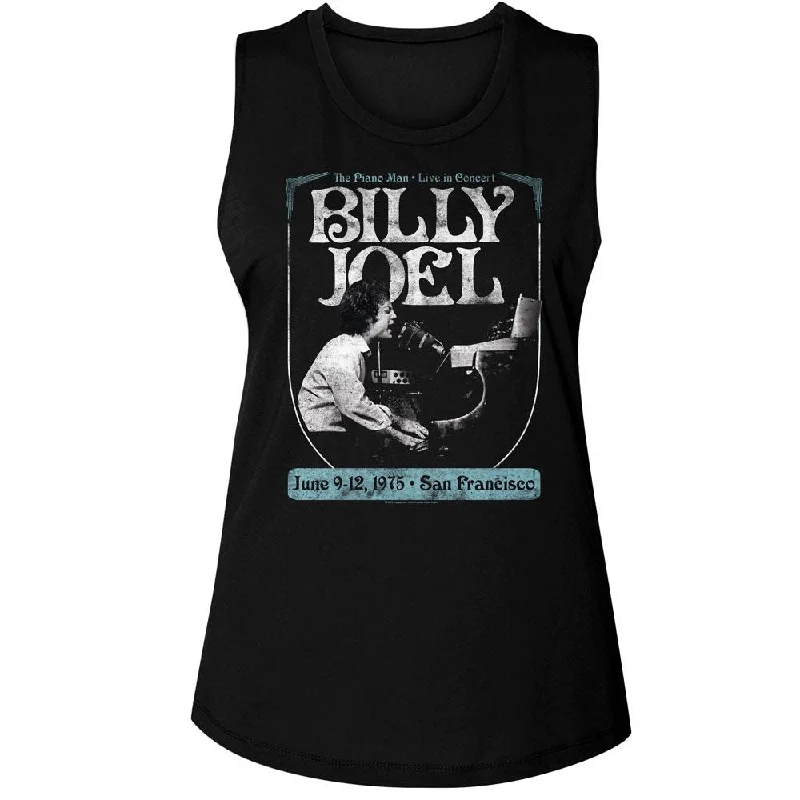 BILLY JOEL Tank, Poster strapless tank top