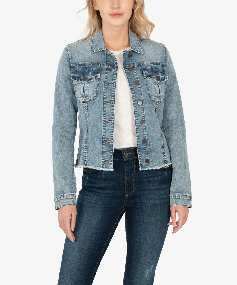Kara Crop Jacket | Standard Satin Jacket Silk Jacket Chiffon Jacket