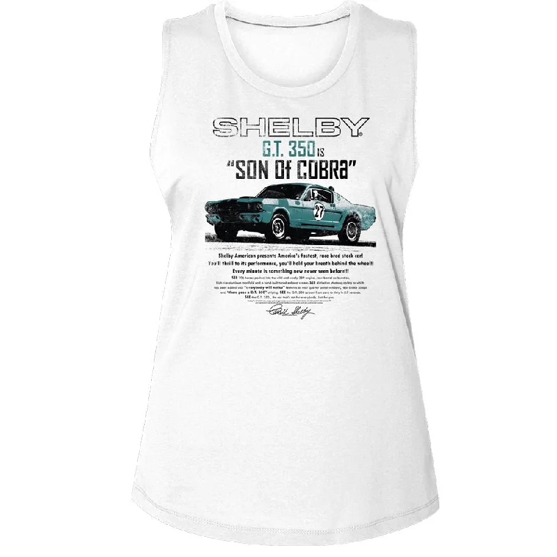 CARROLL SHELBY Tank Top, Son Of Cobra coral tank top