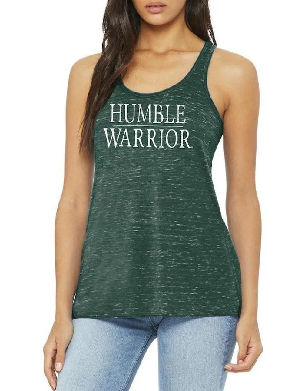 Women's Humble Warrior Marble Flow Tank slim fit tank