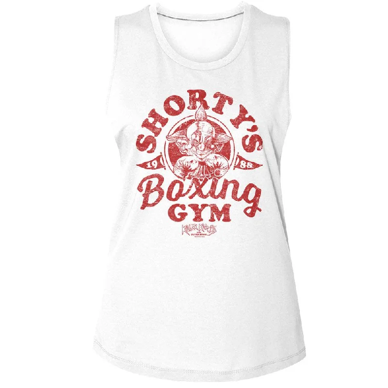 KILLER KLOWNS Tank, Shortys Boxing Gym halter tank top