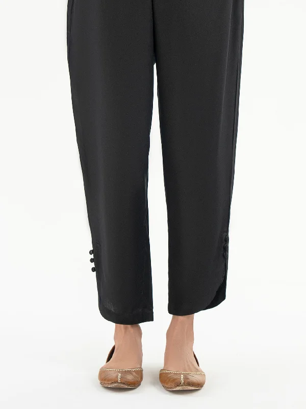 Dyed Crepe Trouser (Pret) Trousers Office Stylish