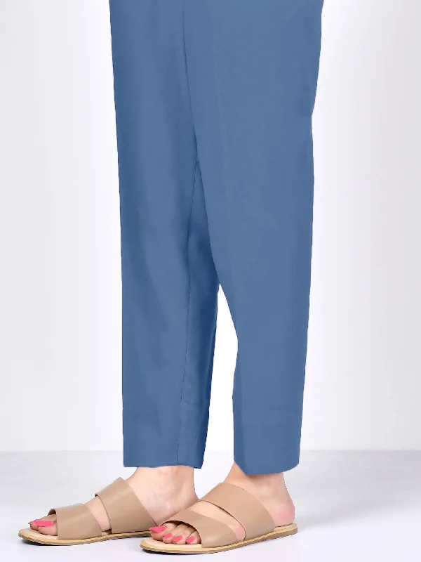 Dyed Khaddar Trouser(Pret) Trousers Satin Smooth