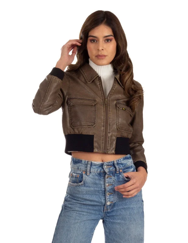 LEE Women's Fashion Jacket Wool Jacket Cashmere Jacket Tweed Jacket