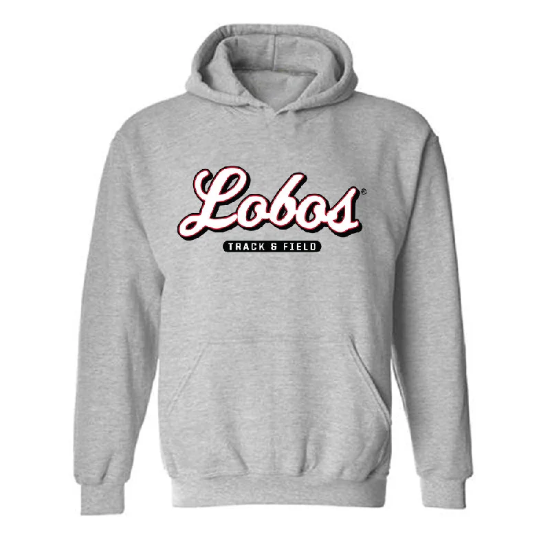 New Mexico - NCAA Women's Track & Field : Laylah Lawson - Classic Fashion Shersey Hooded Sweatshirt Hoodie with Batwing Sleeves Loose Dramatic