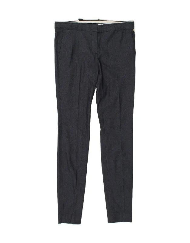 MASSIMO DUTTI Womens Slim Chino Trousers EU 38 Medium W28 L30 Navy Blue Trousers Seasonal Trendy MASSIMO DUTTI Womens Slim Chino Trousers EU 38 Medium W28 L30 Navy Blue Trousers Seasonal Trendy