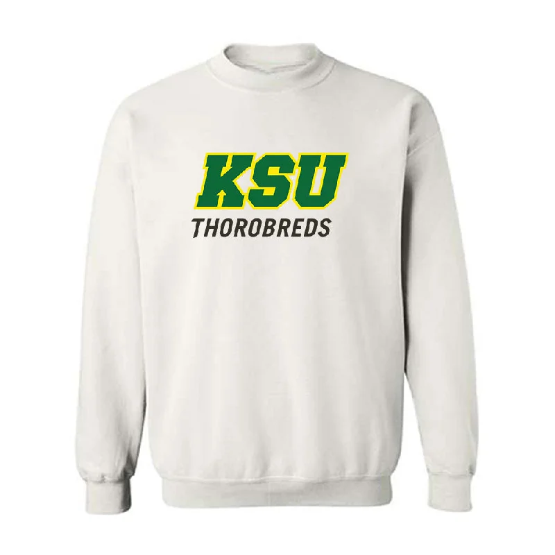 KYSU - NCAA Women's Track & Field : Aleashea McClinton - Classic Shersey Crewneck Sweatshirt Hoodie with Button Placket Classic Preppy KYSU - NCAA Women's Track & Field : Aleashea McClinton - Classic Shersey Crewneck Sweatshirt Hoodie with Button Placket Classic Preppy