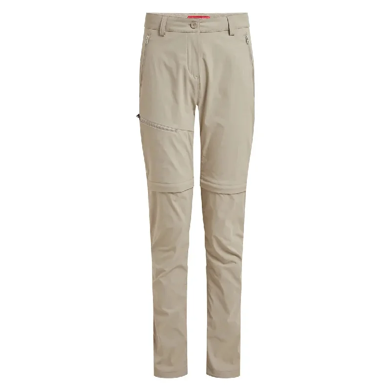 NosiLife Pro Convertible Trouser III - Mushroom - Regular Leg Wide Leg Loose Fit Mid Waist NosiLife Pro Convertible Trouser III - Mushroom - Regular Leg Wide Leg Loose Fit Mid Waist