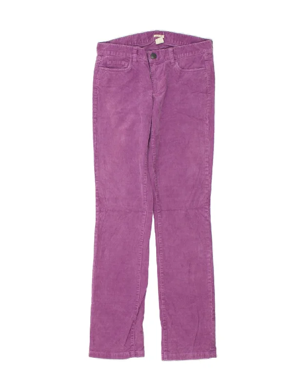 J. CREW Womens Matchstick Slim Corduroy Trousers W27 L32 Purple Cotton Trousers Low Rise Relaxed J. CREW Womens Matchstick Slim Corduroy Trousers W27 L32 Purple Cotton Trousers Low Rise Relaxed