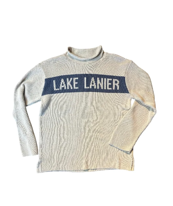 Lake Lanier Roll Neck Sweater Front Pockets Side Pockets Patch Pockets